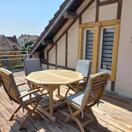 Appartement-Terrasse Parking Prive Meuble De Tourisme 4 Etoiles Belfort Extérieur photo
