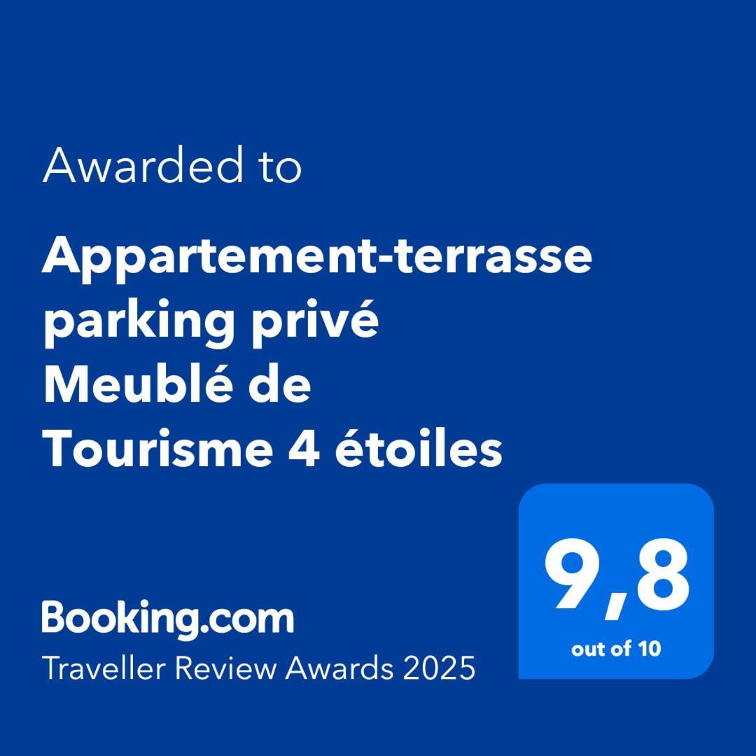 Appartement-Terrasse Parking Prive Meuble De Tourisme 4 Etoiles Belfort Extérieur photo